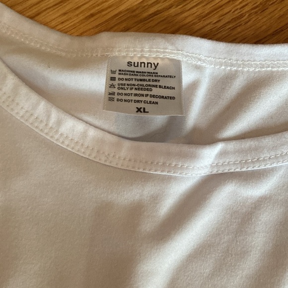 White Dachshund Graphic  T-Shirt - Picture 3 of 3